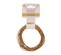Thin Natural Leather Cord 0.5mm Diameter, 5 Yards
