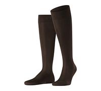FALKE Men's Tiago M Kh Fil D'Écosse Cotton Long Plain 1 Pair Knee-High Socks, Brown 5930, 8.5-9.5