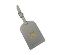 Thin PU Traveldocument Defender Highlighting Metal Aircraft Detailing Integrated Information Card Owner Travel Essential Travel Passport Protector, Gray, Mass Beauty