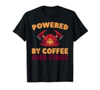 Thin Red Line Firefighter Department Fireman - Fire Coffee T-Shirt