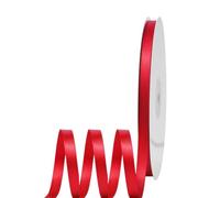 Thin Red Ribbon 6mm Satin Ribbons for Gift Wrapping,91m Wrapping Ribbon Balloon Ribbon Cake Ribbon Silk Thick Ribbon Red for Crafting,Christmas,Union Jack British,Hair Bows,Bouquets,Cake Decorations