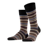 FALKE Men's Microblock M So Cotton Patterned 1 Pair Socks, Grey Grey-White 3030, 8.5-9.5