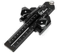 Thin Rip Jig Table Saw Jig Guide for Making Repetitive Narrow Strip Cuts, Fit for 3/8" x 3/4" T Slot, Not for U Shape Slot, Adjustable from 2-5/8" to 8-1/2 (Black)