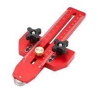 Thin Rip Jig Table Saw Jig Guide with Roller Limiter for 3/8in X 3/4in T Slot Table Saw Accessories