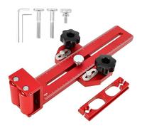 Thin Rip Table Saw Jig Guide Aluminum Alloy Woodworking Thin Ripping Jig High Precision Narrow Strip Repetitive Cutting Guide for Band Saw Routers