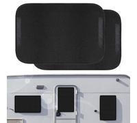 Thin RV Door Shade - Foldable Window Cover Removable Protector Curtain | Insulation Sunshade for Inside Outside | Travel Camping Awning Van Privacy Heat Block Accessory