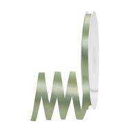 Thin Sage Green Ribbon 6mm Satin Ribbons for Gift Wrapping,91m Cake Balloon Ribbon Silk Thick Ribbons Sage Green for Crafting,Christmas,Wedding,Hair Bows,Bouquets,Party,Cake Decoration