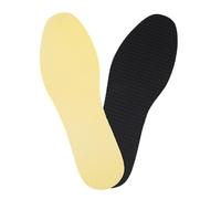 Thin Shoe Insoles, Three-Layer Latex Memory Foam Insoles, Cuttable Shock Absorbing Shoe Pads Inserts for Shoe Repair, Replacement Shoe Insole for Women, Men[Black, US M: 4-10/W: 5-12]
