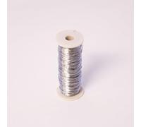 Thin Silver Rose Wire 45 Meters Ideal for Buttonholes (1, Silver, 28 Gauge)