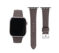 Thin Slim Soft Goatskin Leather Watch Band 42mm 44mm 45mm 46mm 49mm For Apple Watch Lightweight Elegant Women Replacement Straps Compatible With iWatch Ultra1/2/3 SE1/2/3 11 10 9 8 7 6 5 4 3 2 1