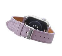 Thin Slim Soft Goatskin Women Leather Watch Bands 42mm 44mm 45mm 46mm 49mm for Apple Watch Lightweight Elegant Small Wrist Watch Band Replacement Straps for iWatch Ultra SE 11 10 9 8 7 6 5 4 3 2 1