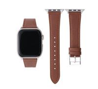 Thin Slim Soft Goatskin Women Leather Watch Bands for Apple Watch 38mm 40mm 41mm 42mm, Small Wrist Watch Band Lightweight Elegant Replacement Straps Compatible with iWatch SE 11 10 9 8 7 6 5 4 3 2 1