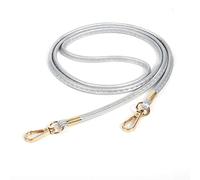 Thin Soft PU Leather Crossbody Replacement Chain Strap for Small Bag，Purse，Wallet，Clutch，Phone Case (Silver - Gold)