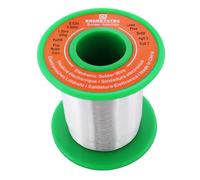 Thin Solder Wire 0.6mm 200g Rosin Core Fine Gauge Electronics Solder Lead Free 0.02 7.05oz Electrical Silver Soldering Unlead Solder Wire 2.5% Sn99 Ag0.3 Cu0.7