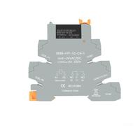 Thin Solid State Relay Module, 1NO 6A Control, Space saving Design, Green LED Indicator (gray)