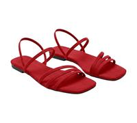 Thin Strap Low Heel Flat Sandals Comfortable Versatile Elegant Band Summer Casual Footwear Lightness That Never Weighs You Down
