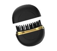 Thin Travel Hair Formatting Brush with Round Teeth Plan to Stop Breakage and Secure Smooth Sliding Action Radio Artist