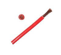 Thin Wall Cable Single Core 12v 24v 48v Black Red Round PVC Wire Auto Marine Solar Battery Power (4mm2 Red 39A, 3 Metre Coil)