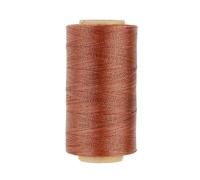 Thin Wax Polyester Thread, 0.45mm, 547 Yards, 3 Ply Round Waxed Cord Strings for Sewing, Beading, Binding, Micro Braiding, Fine Leather Craft and Micro Macrame Jewelry - Coffee