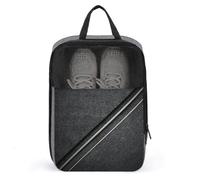 Thin White Lines Geometric Pattern Minimalist Shoe Bag for Travel Daily Use Anti-dust Storage Carrier Golf Shoe Pouch