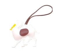 THINCAN 1. Desert-Themed PU Leather Keychain | Vintage Animal Car Charm | Lightweight Travel Souvenir Gifts For Adventurers Unique Keychain Travelers