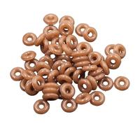 THINCAN 100Pieces Fashion Silicone Spacer Rings Jewelry Supplies Bracelets Rings Silicone Charm Loose Rings for Jewelry Making Jewelry Findings