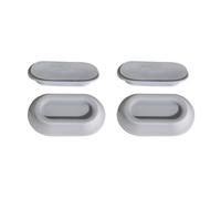 THINCAN 1Pair Remote Control Holder Wall Mount Adhesive Silicone Organizers For TVs And Electronics