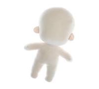 THINCAN 20Cm Nude Doll Base Cotton Fabric Dolls Body For Handmade Customizing Stuffed Children Safe Pretend Play Toy Soft Fabric Body