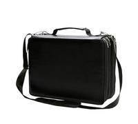 THINCAN 224 Slots Large Capacity Multilayer Marker Case with Shoulder Strap for Permanent Paint Marker Sketch Markers Storage Art Sketch Markers Pouches