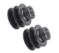 THINCAN 2pc Replacement Engine Pulley Easy Installation Belt Pulley 54/56mm Diameter Double Grooves A Belt 19mm/20mm Bore Replacement Engine