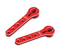 THINCAN 2pcs 25T Metal Servo Arm Metal Servo Arm Extensions 6cm Length Horns For Remote Control Helicopters & Boats Remote Control Helicopter Parts