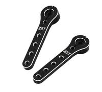 THINCAN 2pcs 25T Metal Servo Arm Metal Servo Arm Extensions 6cm Length Horns For Remote Control Helicopters & Boats Remote Control Helicopter Parts