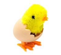 THINCAN 3.5’’ Clock Gear Spring Animal Wind-up Toy Running Chicken Easter Baby Infant Party Supply Hand Exercise Clockwork Toy Of Plastics For Kids