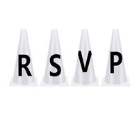 THINCAN 4/8pcs Letters Dressage Cones Equestrians Athletes Training Cones Portable Dressage Cones Horse Training Equipment Light Weight Equestrian Athletes Training Cones