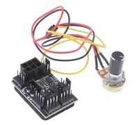 THINCAN 6Pin Power 8Port PC Chassis Cooling Fan Hubs For 3Pin/4Pin Fan Featuring Speed Regulation Easy Installation