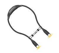 THINCAN Adjustable LED Neck Lamp Comfortable Wear ABS Texture Suitable for Book Lovers Craft Enthusiasts Nighttime Jogging LED Neck Light for Reading