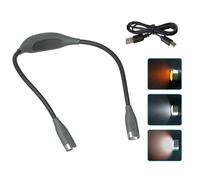 THINCAN Adjustable LED Neck Lamp Comfortable Wear ABS Texture Suitable for Book Lovers Craft Enthusiasts Nighttime Jogging LED Neck Light for Reading
