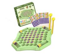 THINCAN Animal Fruit Flipping Chess Board Game Cognitive Learning Memory Matching Chess Flipping To Wins Memory Game For 2-4 Player