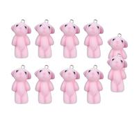 THINCAN Bear Keyrings Multifuntional Bag Accessory Lovely Soft Bear Bag Pendant Alloy Texture Key Adornment Suitable for Bag Bear Charm
