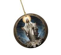 THINCAN Clear Christmas Polyacrylate Decoration Car Glass Deck Strong Plan For Kids Pet Security Creative Car Hanging Decoration