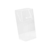 THINCAN Clear Cosmetic Organizers Box With Cover For Cosmetics Brushes Nails Art Tools Clear Acrylic Compact Storage Case Makeup Brush Storage Container