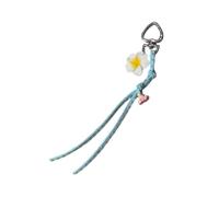 THINCAN Creative Student Flower Keychain Bag Charm Strong Mixture Soft Enameled Jewelry Addition Present For Women Men Vintage Styles Keychain Jewelry