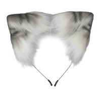 THINCAN Ear Shape Hairband Music Festivals Anime Character Headband Adult Plush Headpiece Carnival Cosplay Props Unisex Cosplay Hair Accessories Foxes Ears Hairband Anime Cosplay Halloween Hairhoop