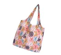 THINCAN Expandable Grocery Bag With Water Resistant Designs Foldable And Portable Shopper Bag For Efficient Shopping And Travel Large Capacity Handbag