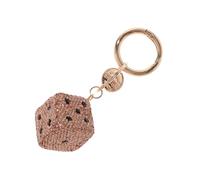 THINCAN Fashion Dices Keychain Pendant Embellished With Shimmering Crystals Suitable For Daily Life & Special Event Everyday Use Dices Charm