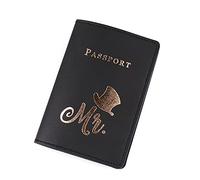 THINCAN Fashion PU Leather Holder Travel Credit Card Protector Lover Couple Wedding Women Men