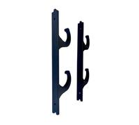 THINCAN Fishing Poles Wall Ceiling Storage Rack Fishing Rod Holder Horizontal 2 Rod Rack For Garage Wall Storage Poles Ceiling Easy Installation Mount