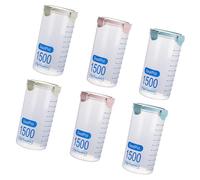 THINCAN Food Storage Containers For Snacks Cereal Organizing Sealed Clear Canisters For Kitchen Organization Food Grade Storage Jars