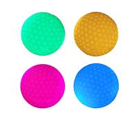 THINCAN Glow Golf Balls Water Resistant 4Pcs Light Up LED Light 3-Layer Design Glow Golf Balls For Putting