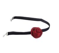THINCAN Gothic Elegant Big Rose Flower Clavicle Chain Necklace Women Wedding Bridal Adjustable Choker Mariage Jewelry